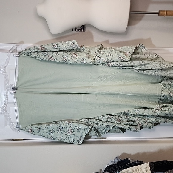 NWT Bella Notte crib skirt dust ruffle floral - Picture 4 of 7